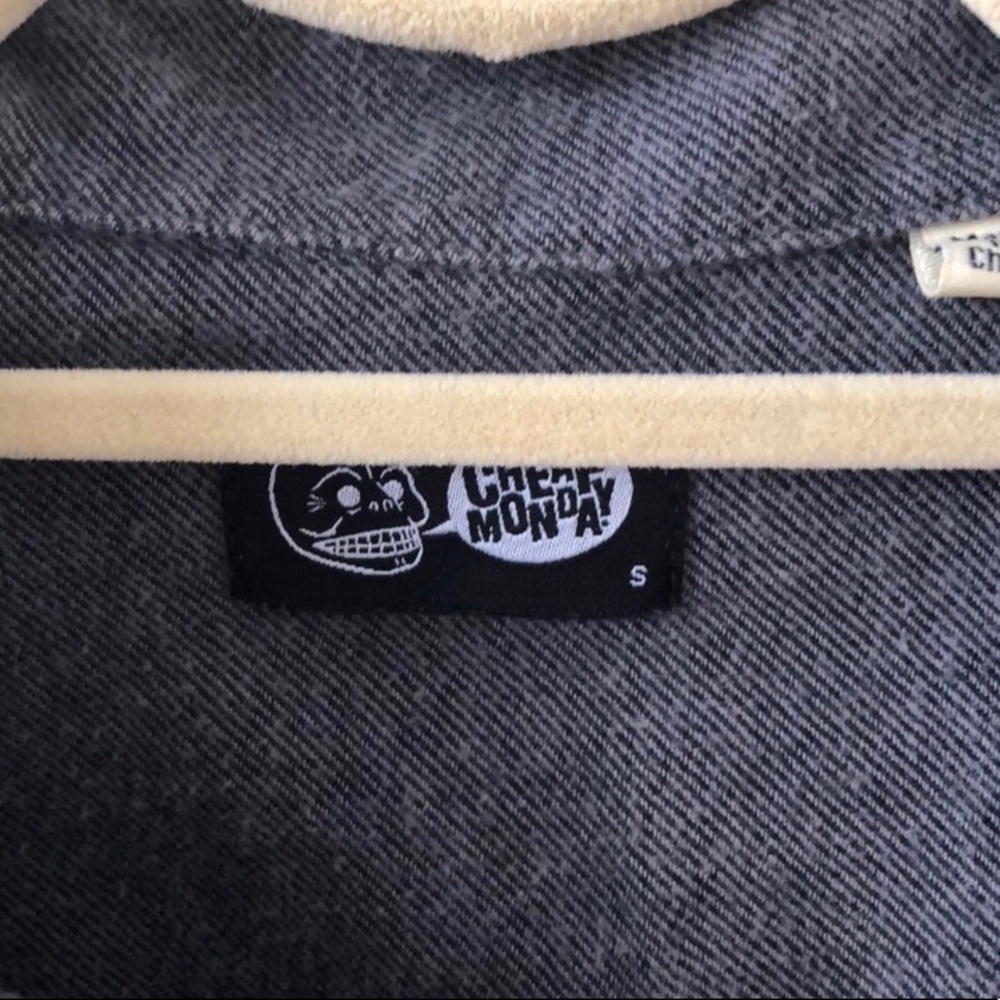 CHEAP MONDAY GREY ICHIRO BUTTON DOWN - Picture 2 of 4